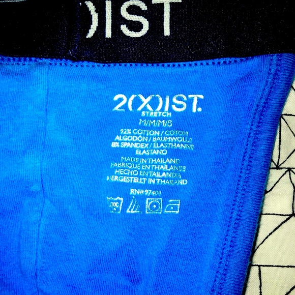 2xist COTTON STRETCH JOCK STRAPS. 1-blue and 1-pink. Excellent Condition Size  M - Picture 4 of 7